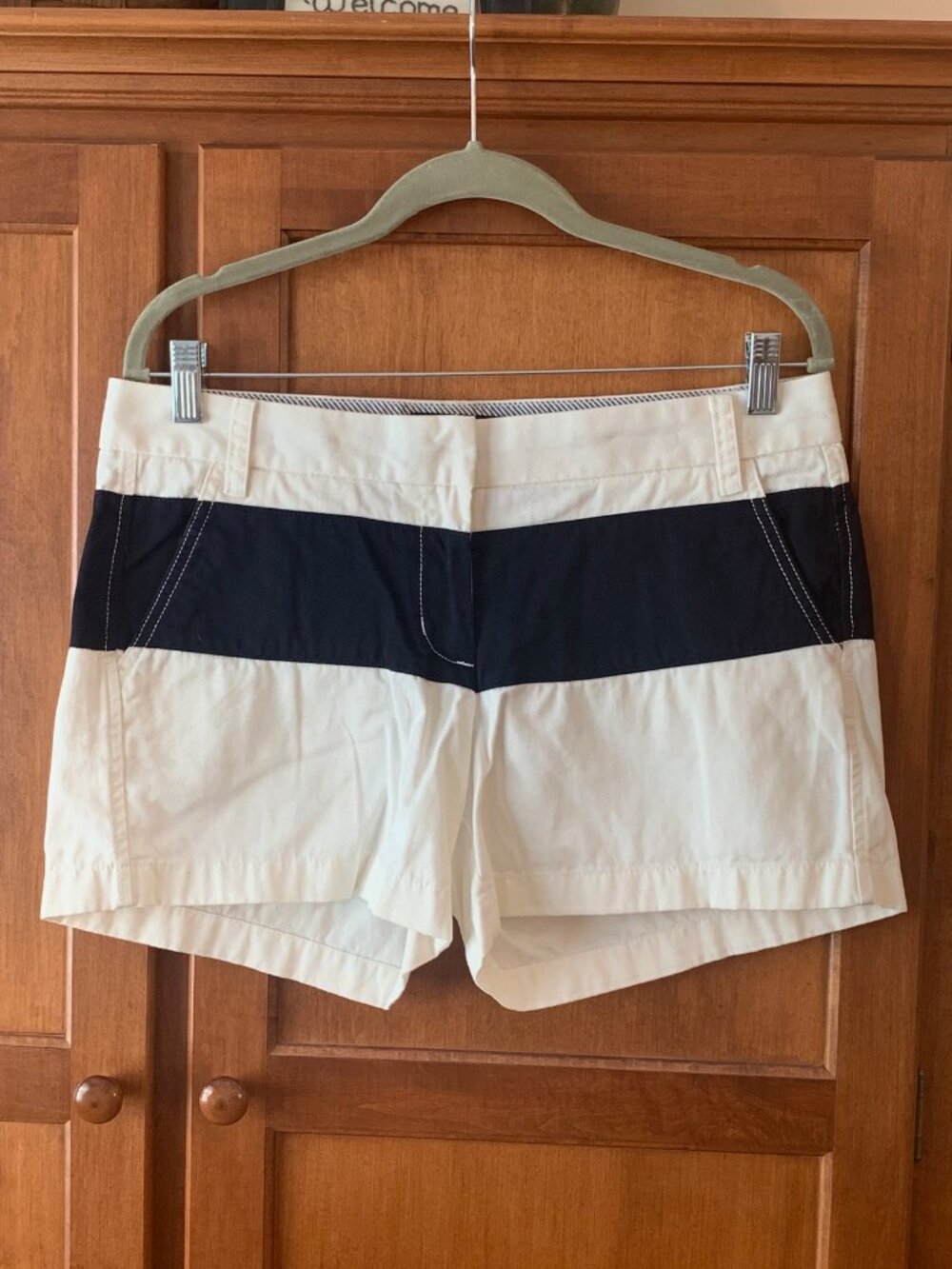 J. Crew bold stripe shorts